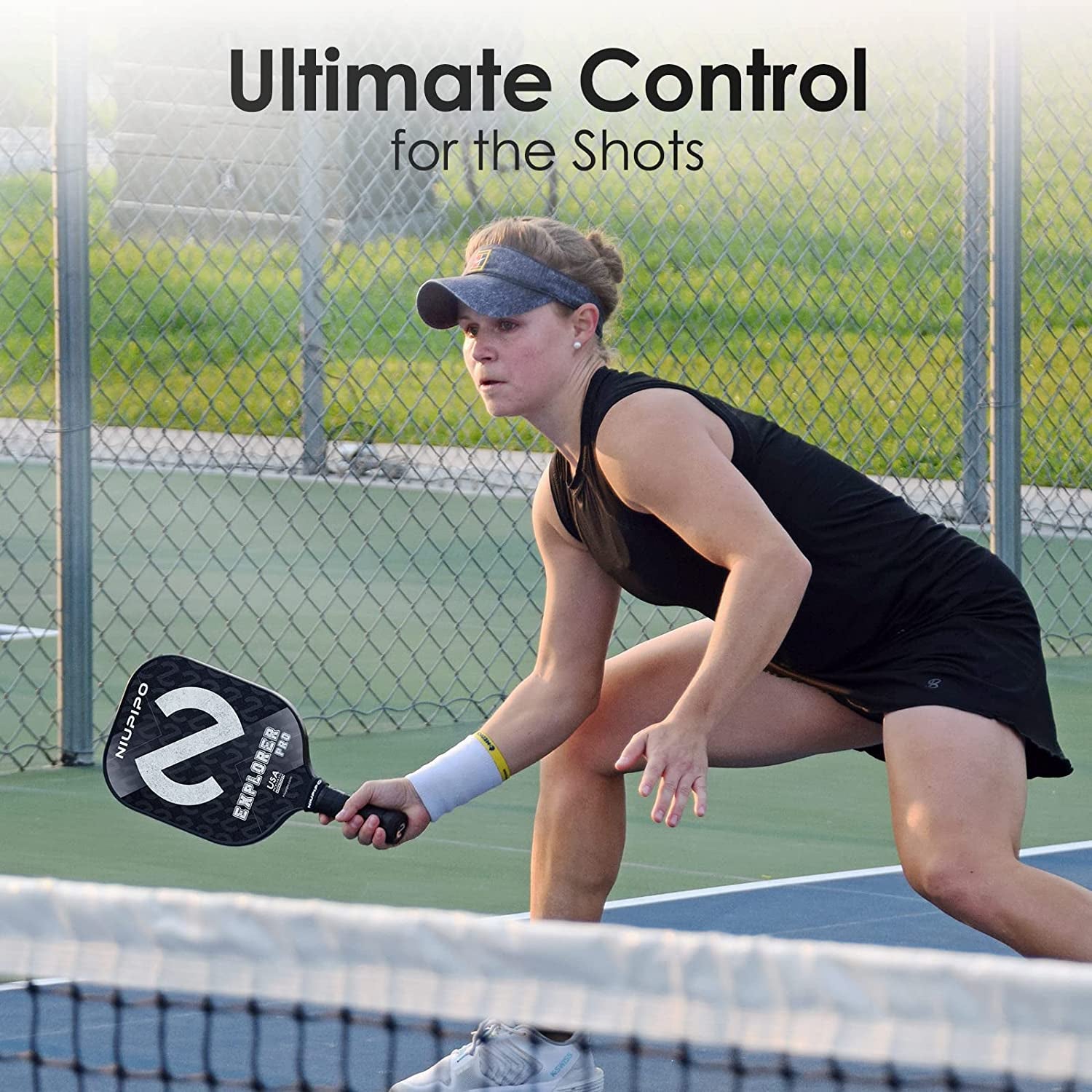 "Ultimate Pro Graphite Pickleball Paddle Set - USAPA Approved, Lightweight Racket with Honeycomb Core, Cushioned Grip, and Portable Bag!"