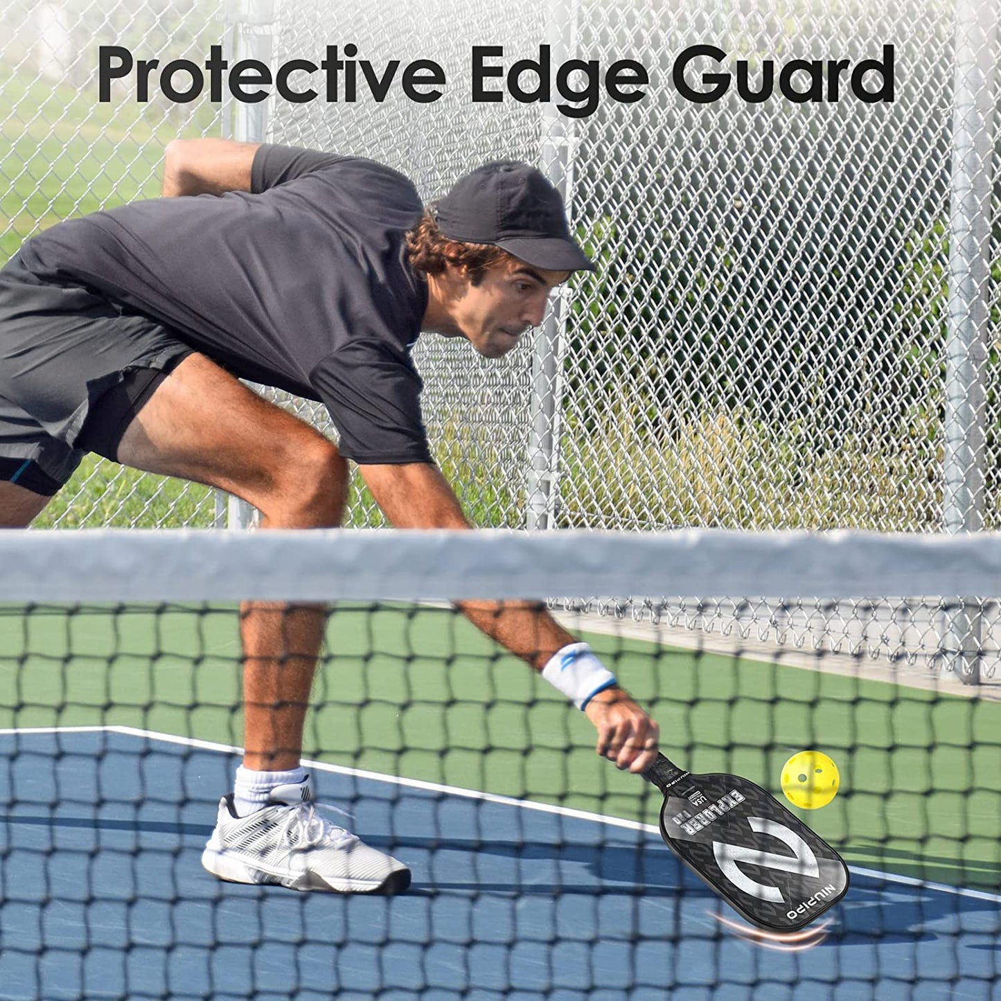 "Ultimate Pro Graphite Pickleball Paddle Set - USAPA Approved, Lightweight Racket with Honeycomb Core, Cushioned Grip, and Portable Bag!"