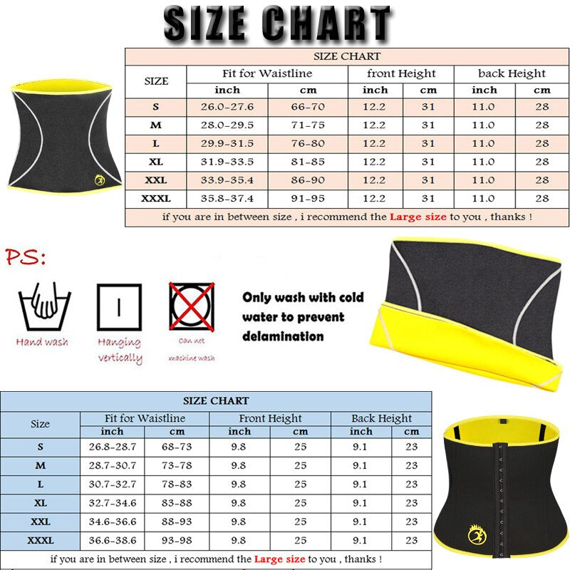 "Ultimate Waist Trimmer: Sculpt Your Curves with Neoprene Sauna Waist Trainer - Burn Fat Faster and Enhance Your Figure!"