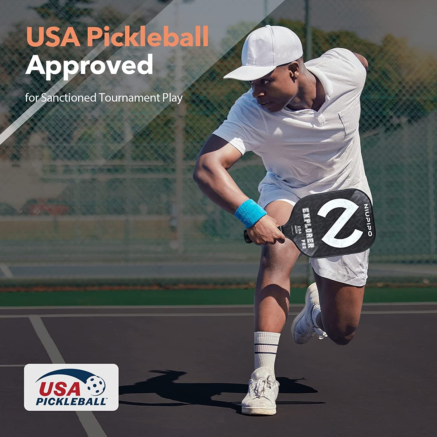 "Ultimate Pro Graphite Pickleball Paddle Set - USAPA Approved, Lightweight Racket with Honeycomb Core, Cushioned Grip, and Portable Bag!"