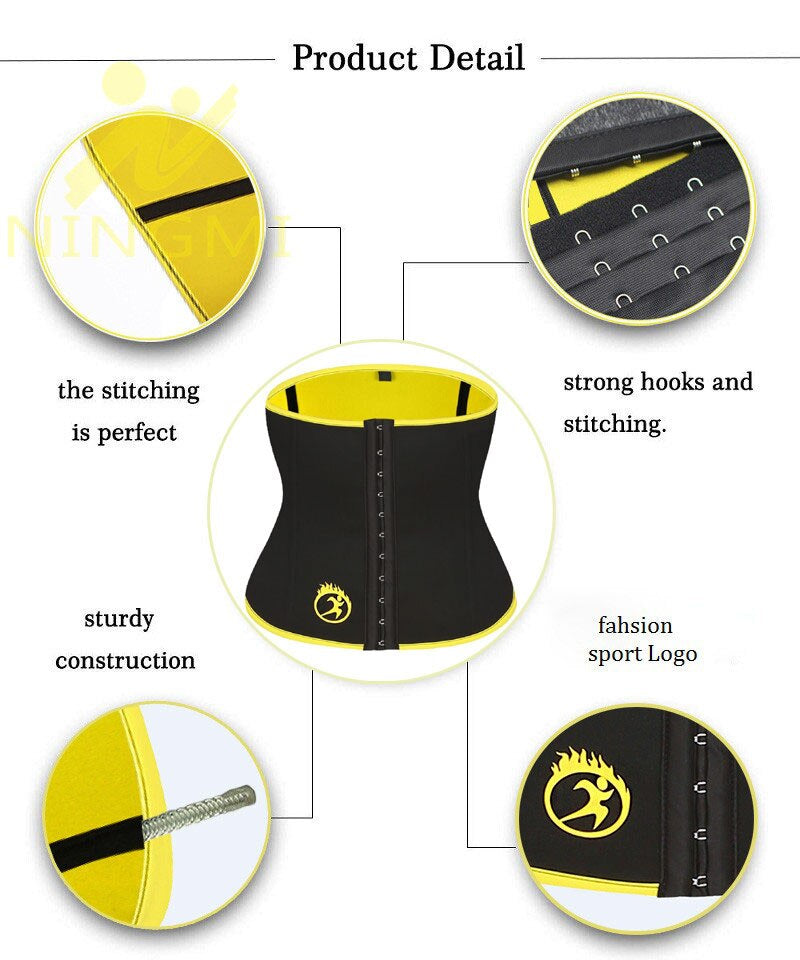 "Ultimate Waist Trimmer: Sculpt Your Curves with Neoprene Sauna Waist Trainer - Burn Fat Faster and Enhance Your Figure!"